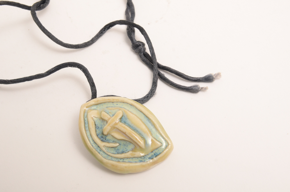 Collection of Carved Stone and Glass Bead Necklaces