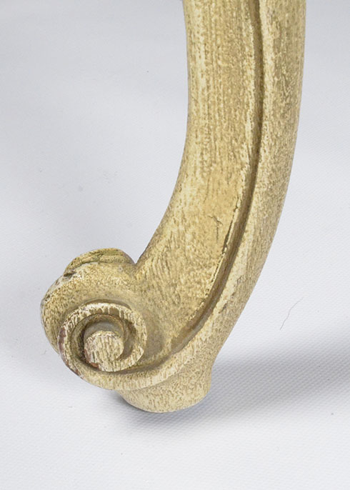 Vintage Marble Coffee Table with Gold Wooden Legs