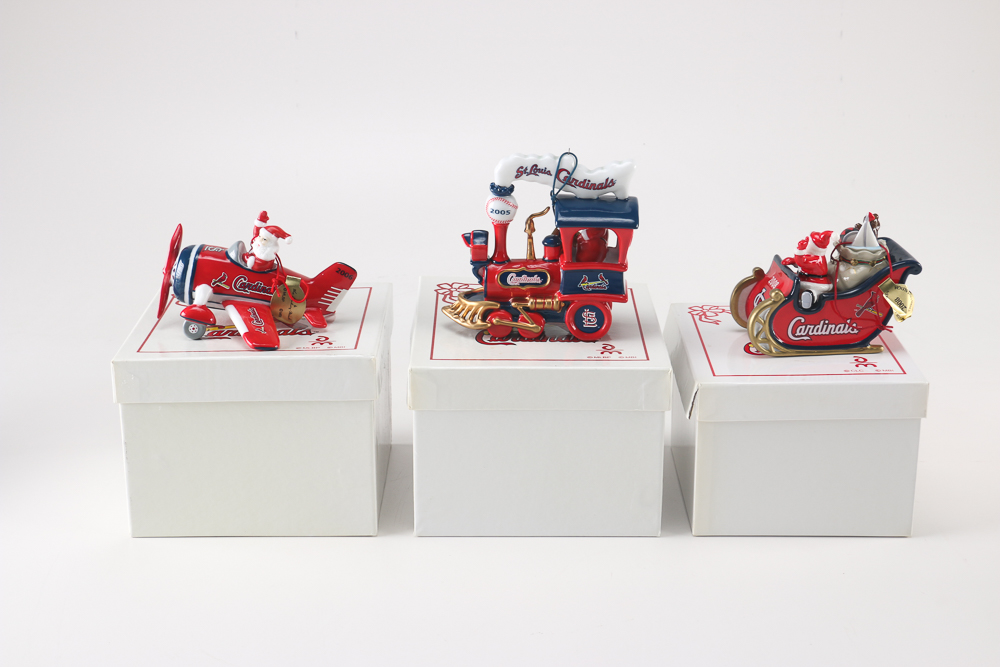 Collection of Cardinals Ornaments and a Book