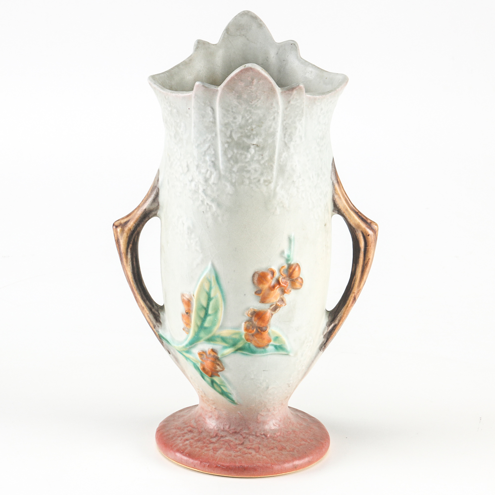 Roseville Bittersweet Handled Vase