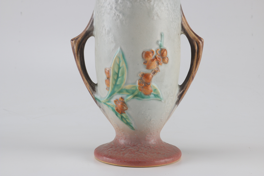Roseville Bittersweet Handled Vase