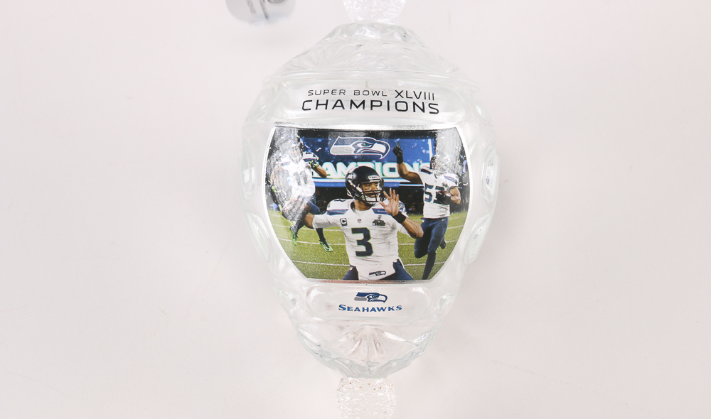 Superbowl XLVIII Champions Seatle Seahawks Ornament and Stein