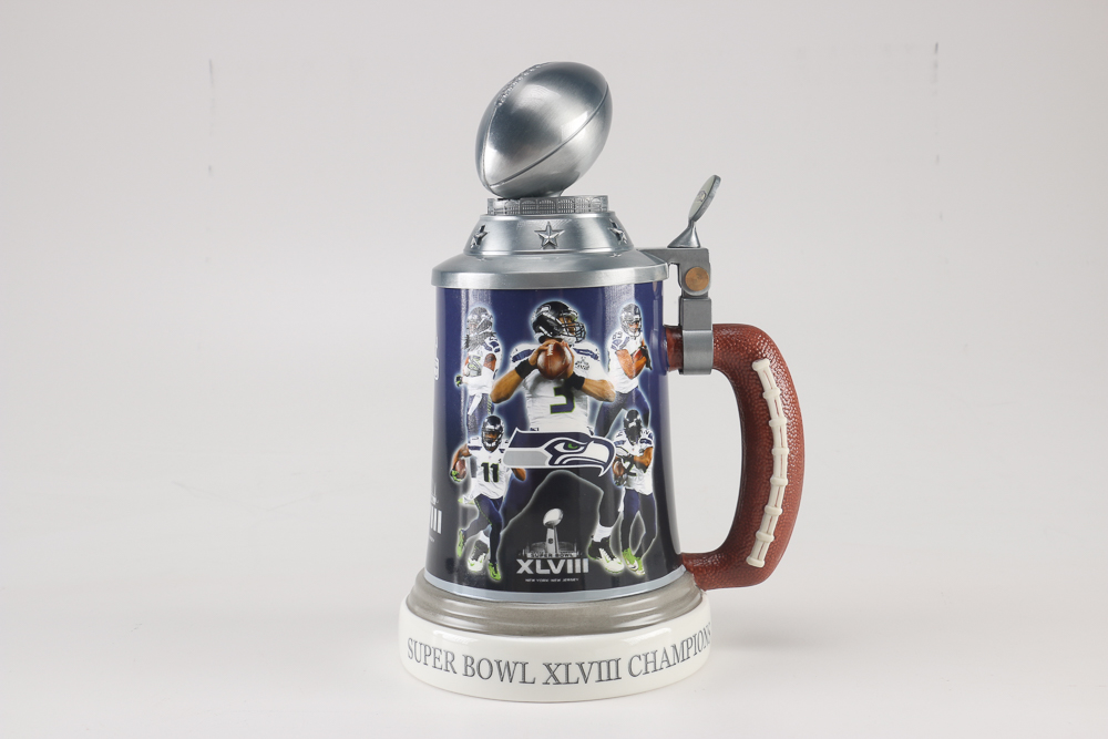 Superbowl XLVIII Champions Seatle Seahawks Ornament and Stein