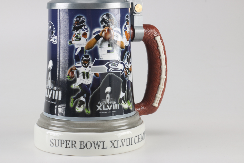 Superbowl XLVIII Champions Seatle Seahawks Ornament and Stein