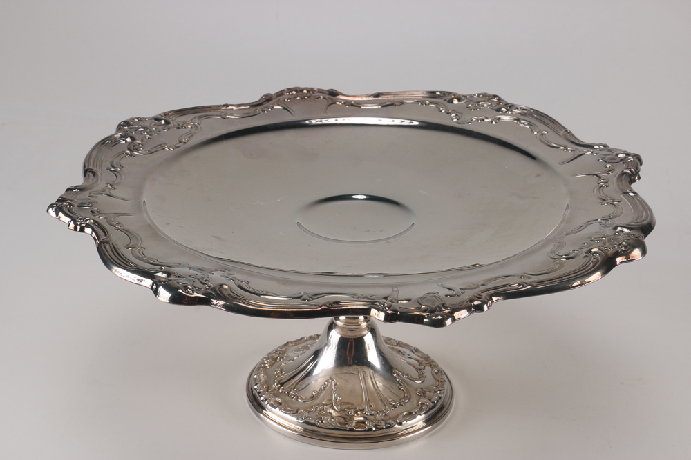 Silver Plate Platter and Paul Revere Style Bowls