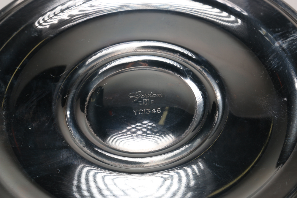 Silver Plate Platter and Paul Revere Style Bowls