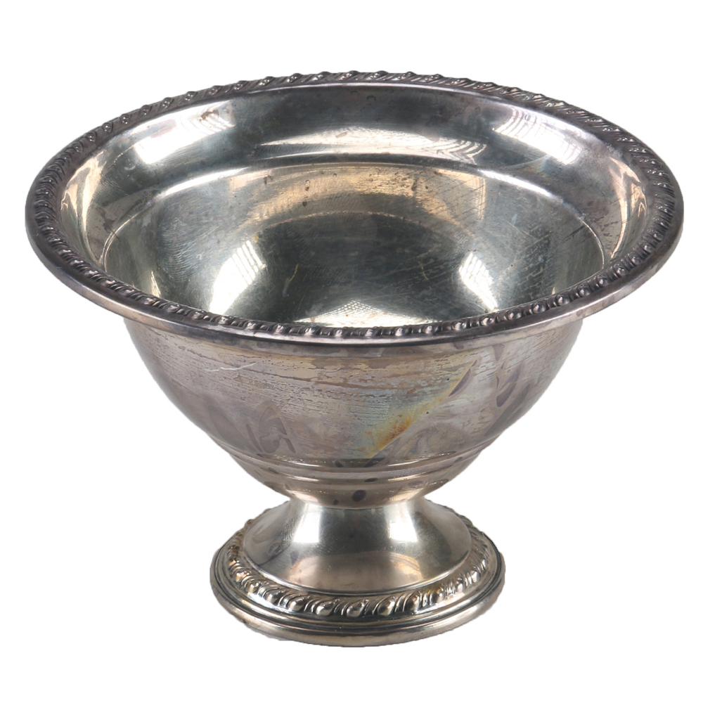 Weighted Sterling Silver Pedestal Bowl