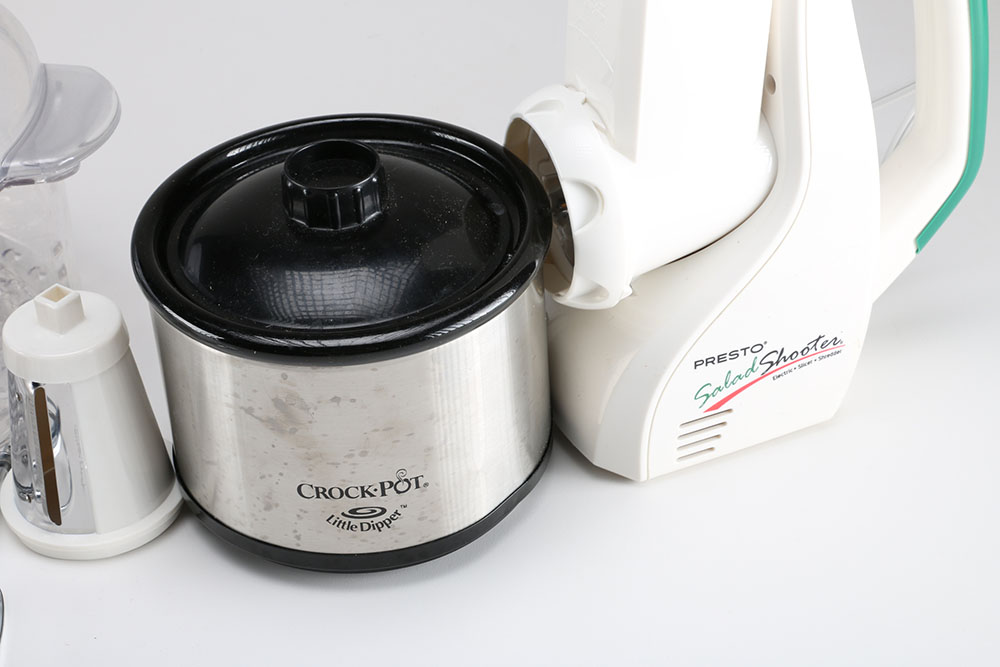 Assortment of Small Kitchen Appliances including Crock-Pot