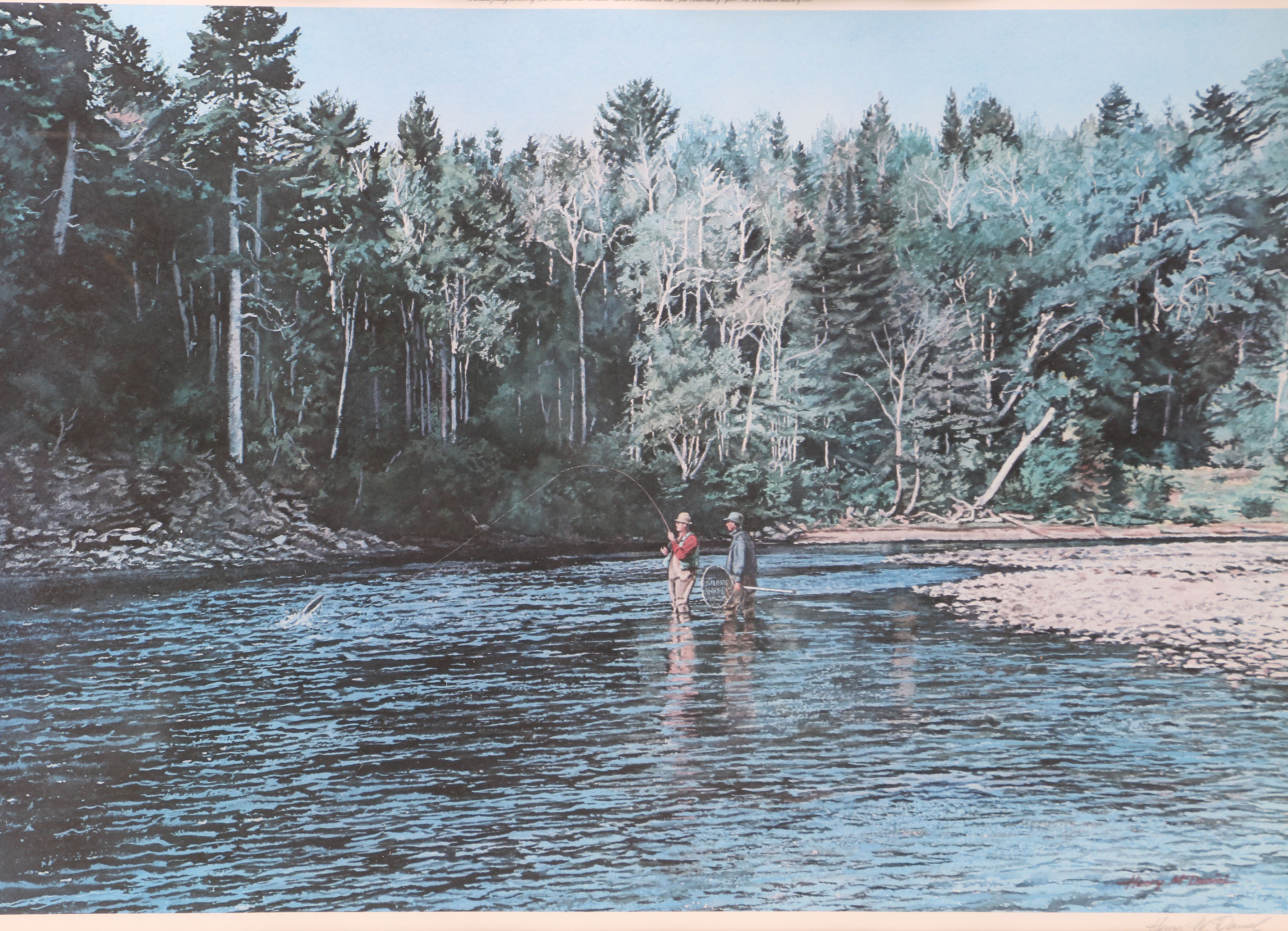 Henry McDaniel Limited Edition Lithograph "Morning on Taylor Shore"