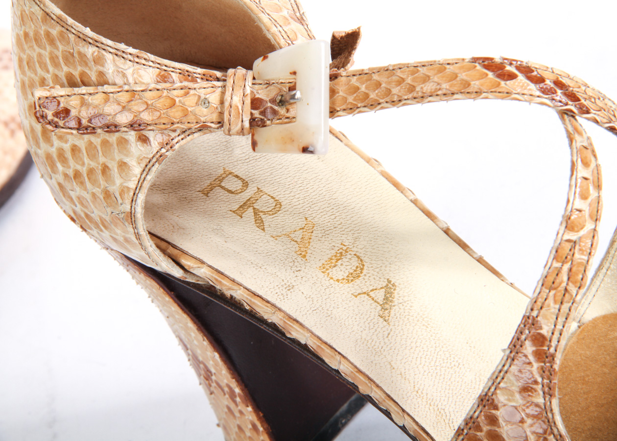Two Pairs of Prada Shoes