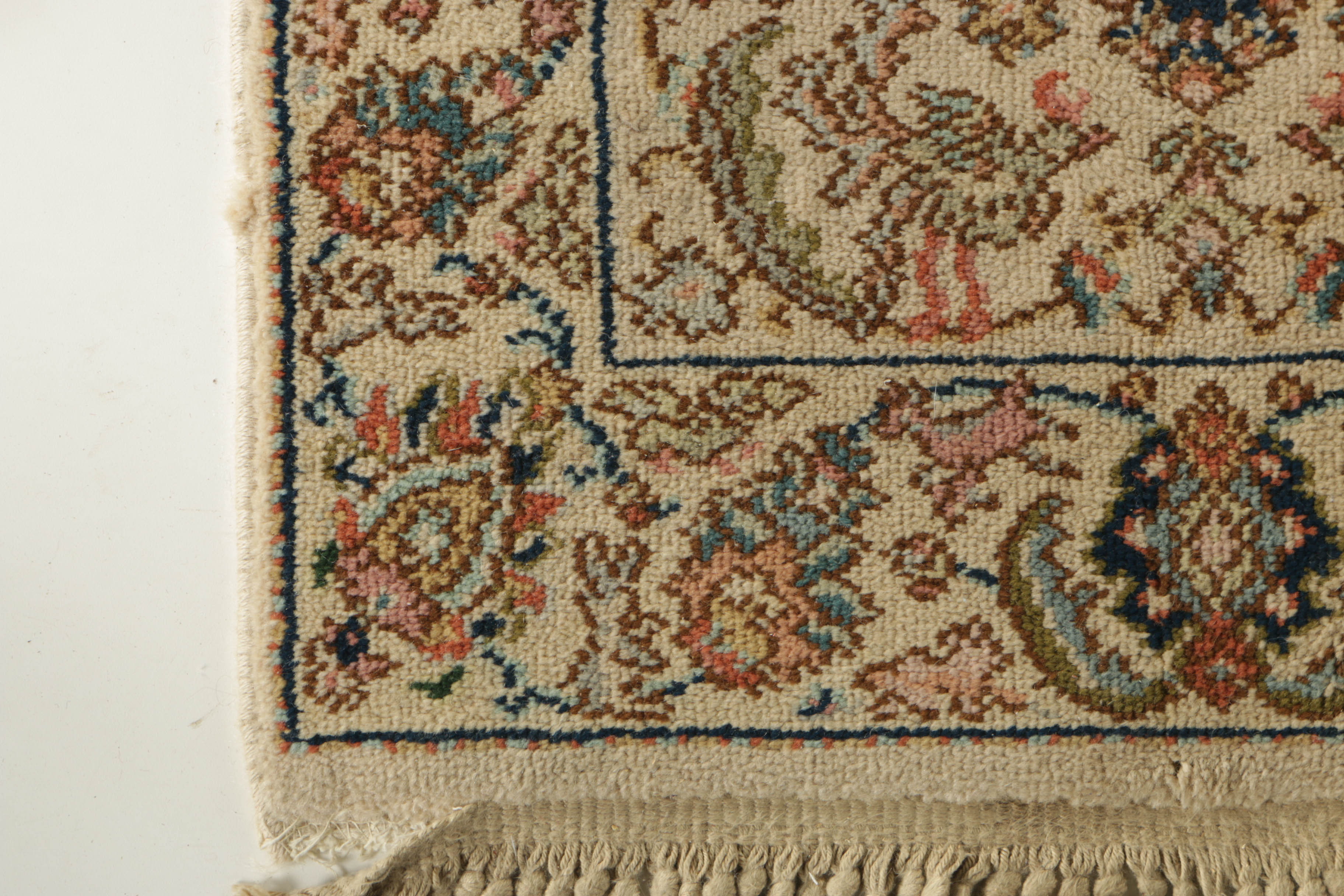Karastan "Tabriz" Machine Woven Floral Rug