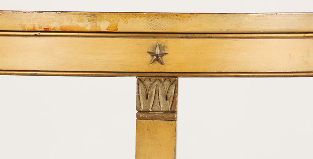 Vintage Classical Style Side Table with Gilt Mounts