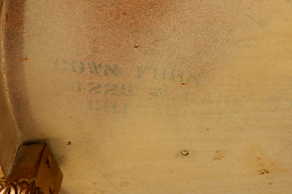 Vintage Classical Style Side Table with Gilt Mounts