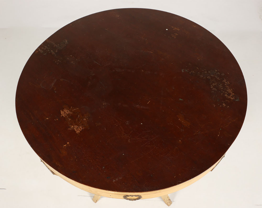 Vintage Classical Style Side Table with Gilt Mounts