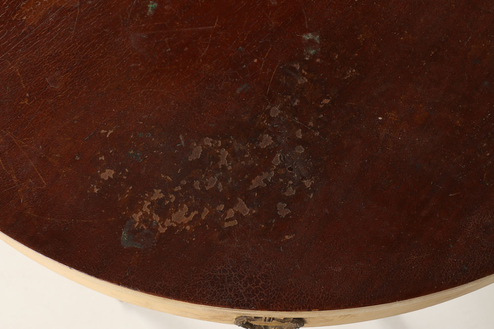 Vintage Classical Style Side Table with Gilt Mounts