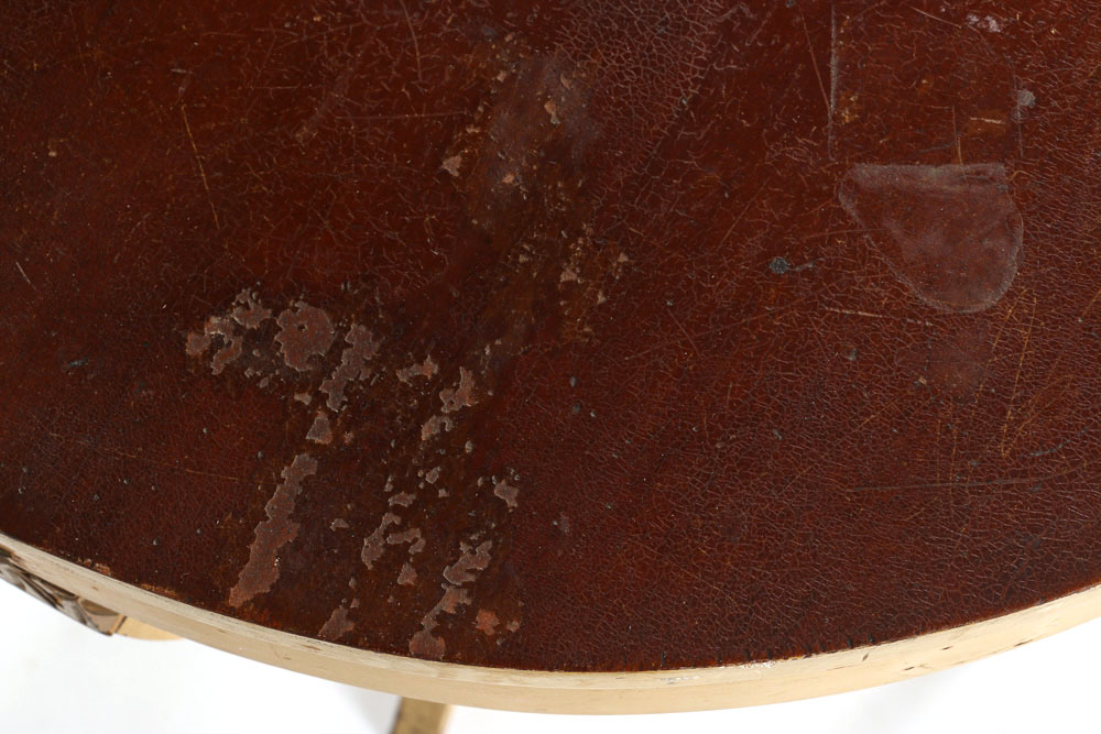 Vintage Classical Style Side Table with Gilt Mounts