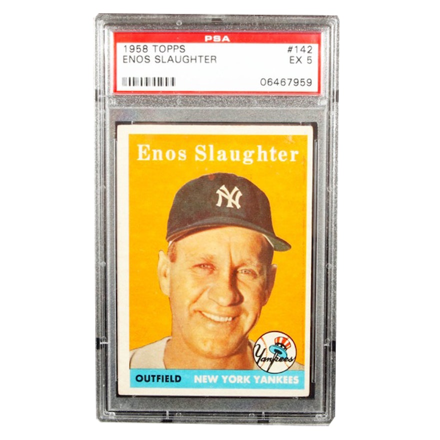 1959 Topps Enos Slaughter