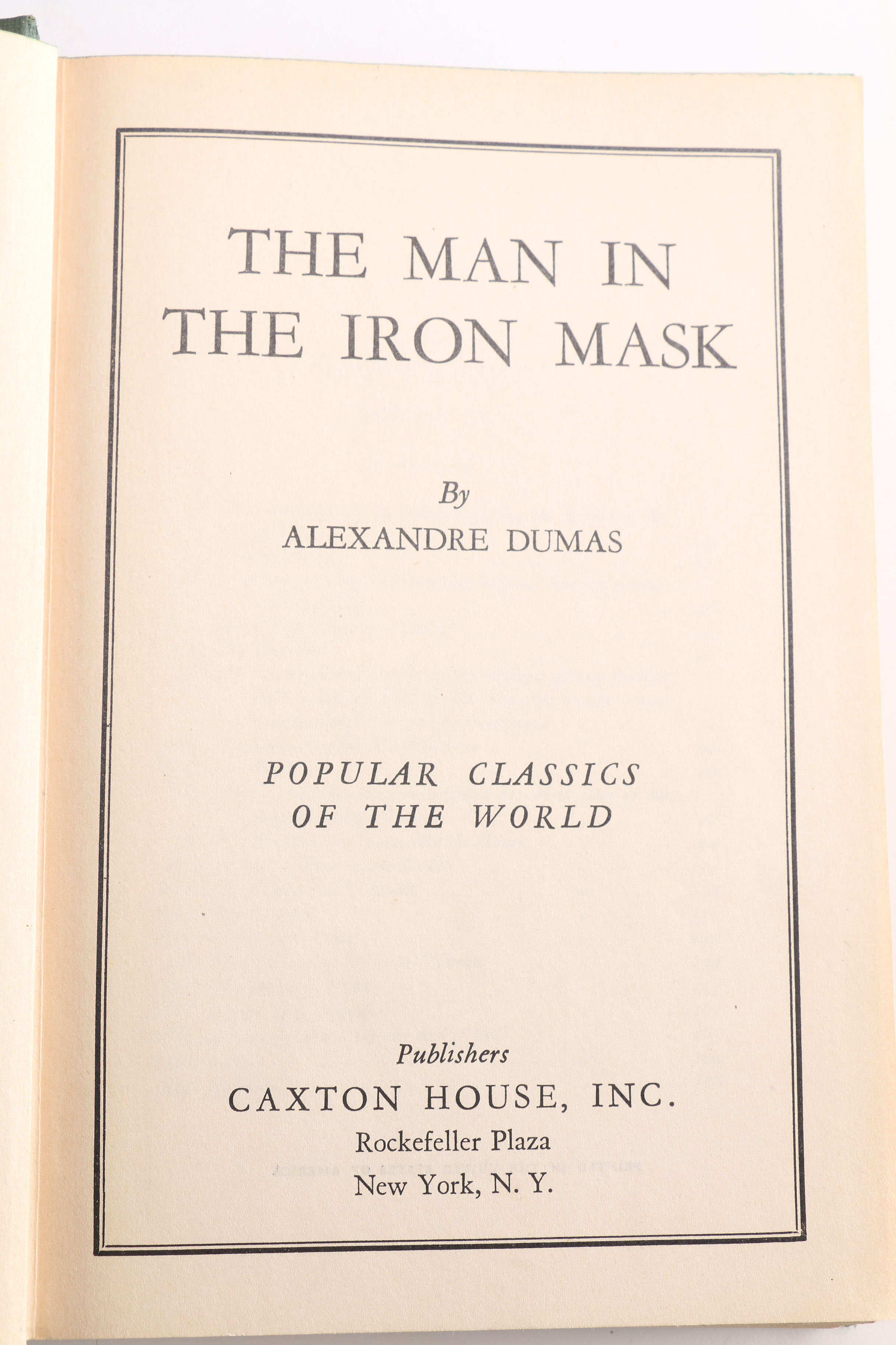 Pair of Classic Books By Henry James and Alexandre Dumas