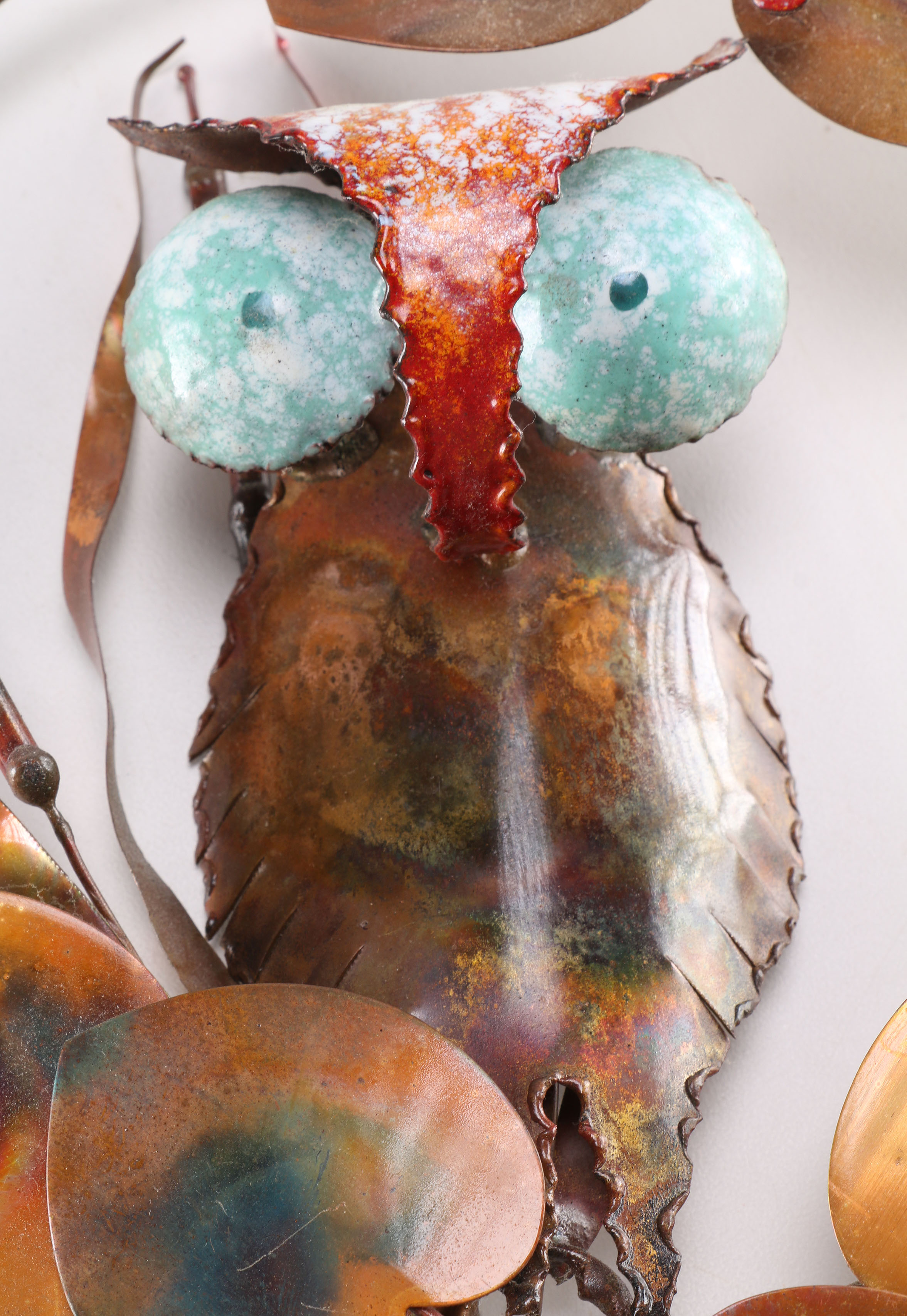 Pair of Copper Hanging Wall Sculptures