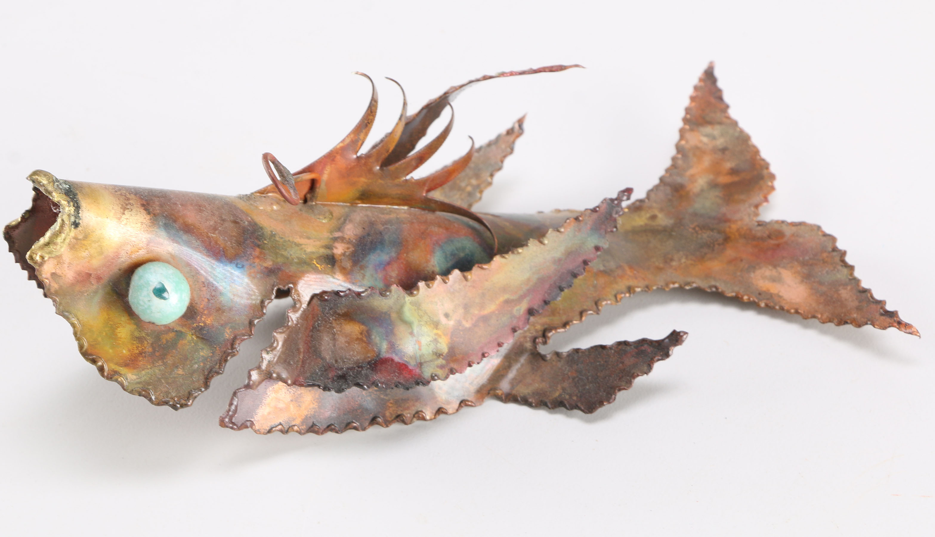 Pair of Copper Hanging Wall Sculptures