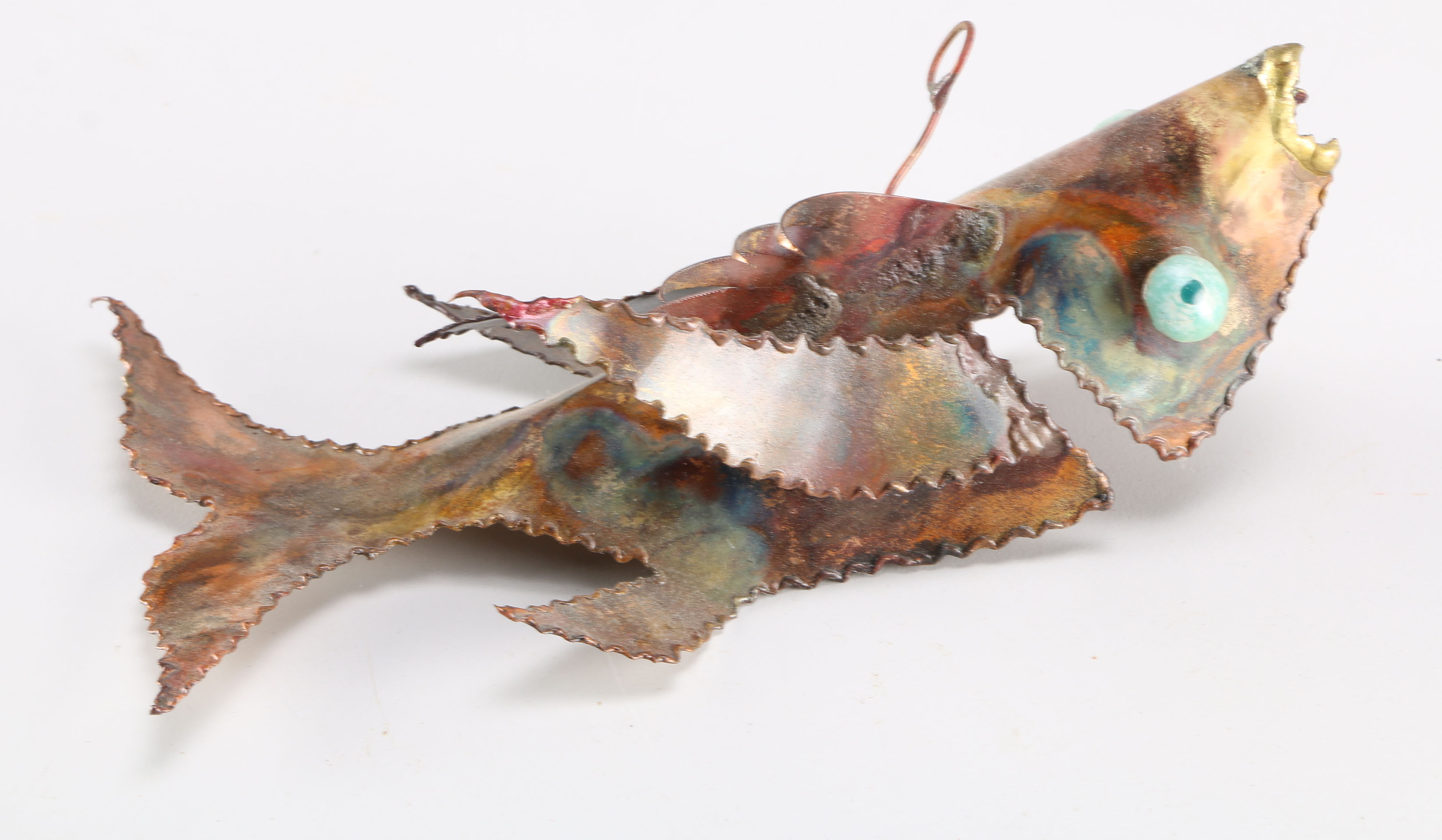 Pair of Copper Hanging Wall Sculptures