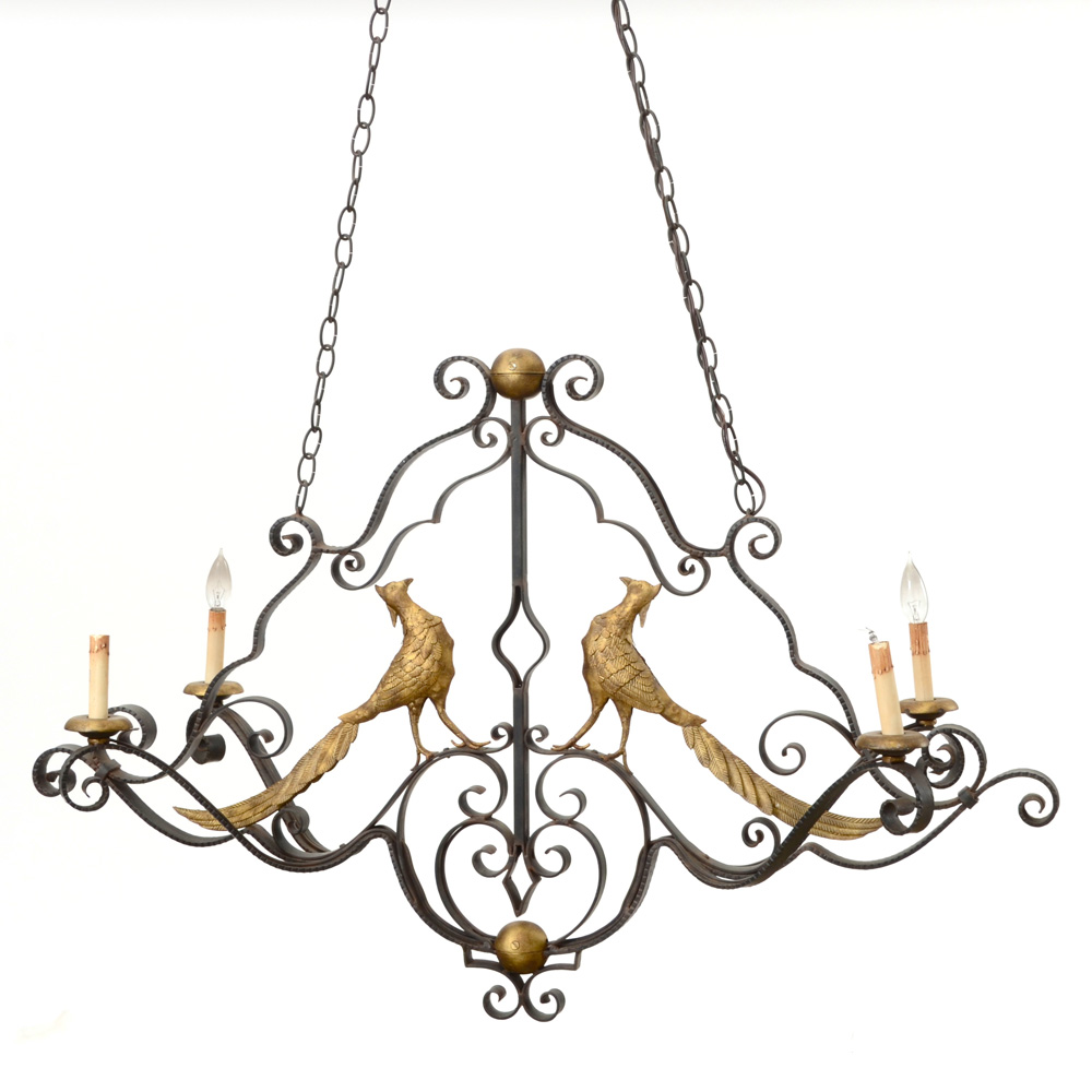 Wrought Iron Ceiling Light