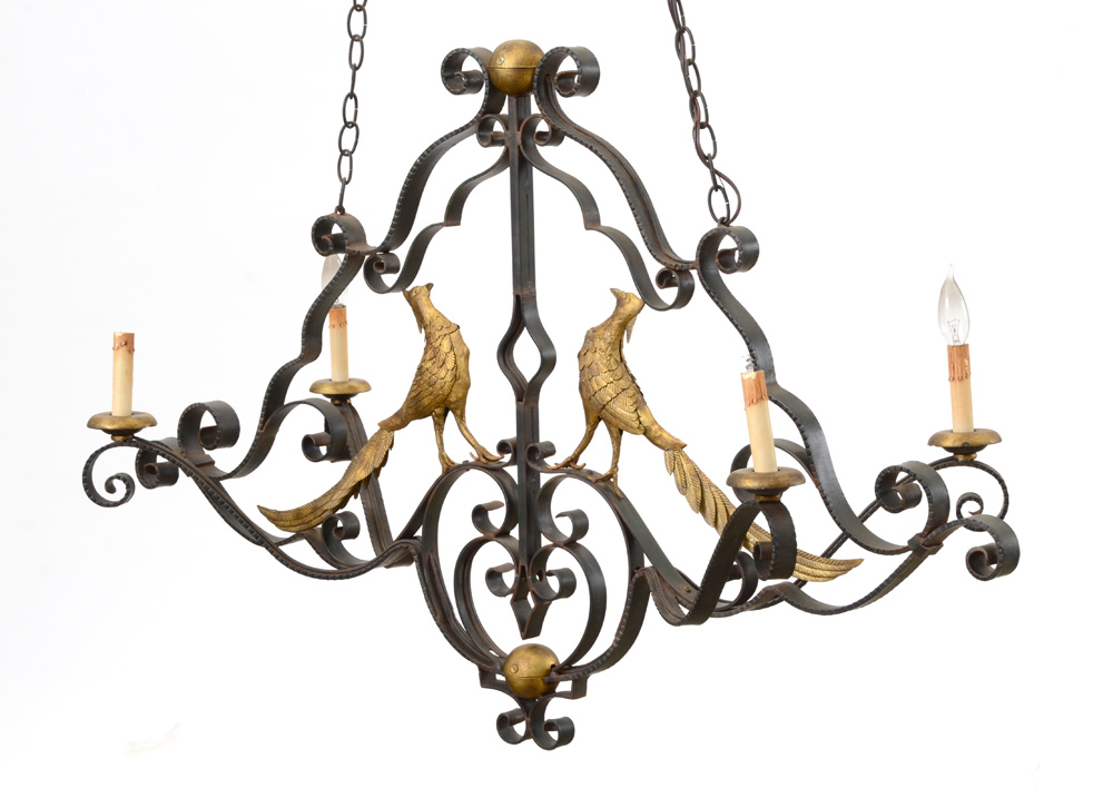 Wrought Iron Ceiling Light