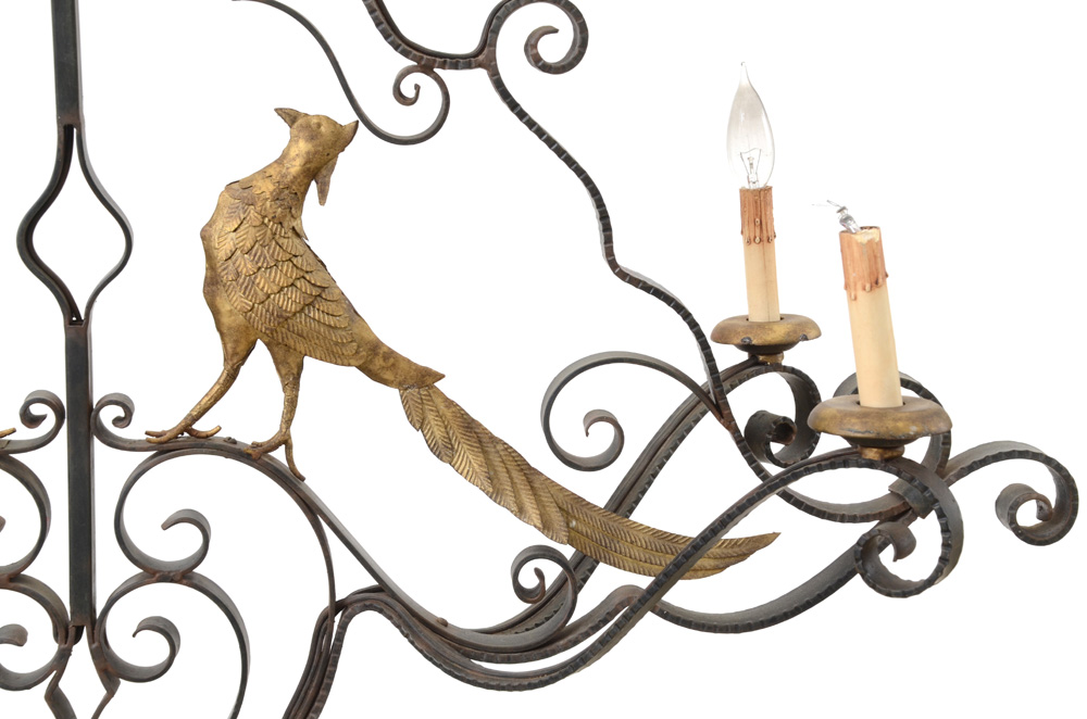 Wrought Iron Ceiling Light