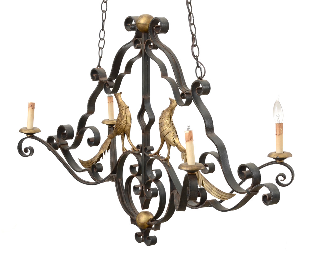 Wrought Iron Ceiling Light