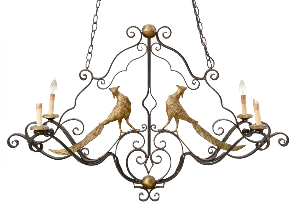 Wrought Iron Ceiling Light