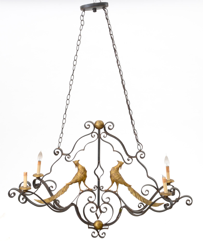 Wrought Iron Ceiling Light