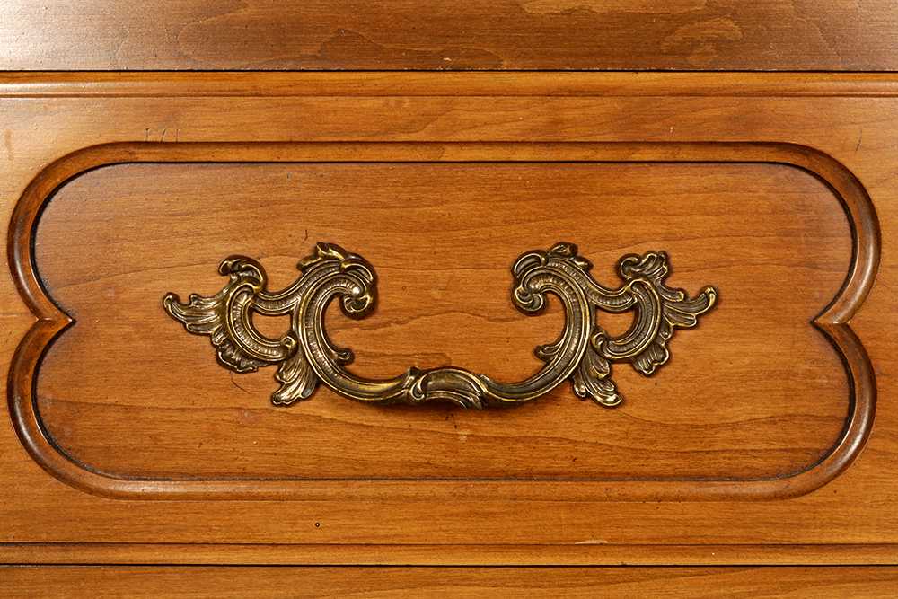 Large Queen Anne Style China Cabinet