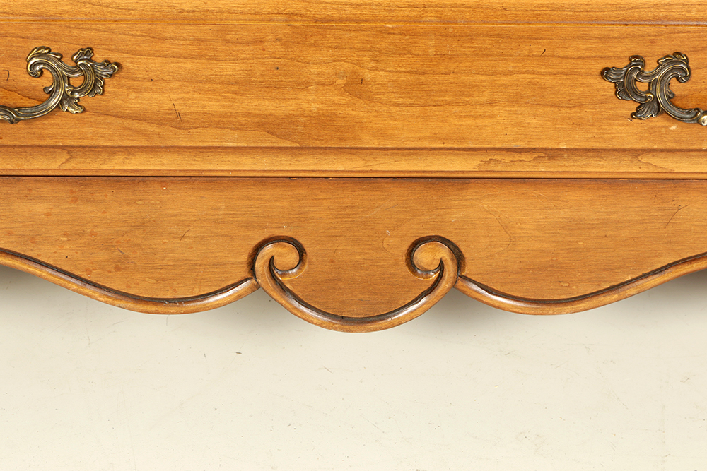 Large Queen Anne Style China Cabinet