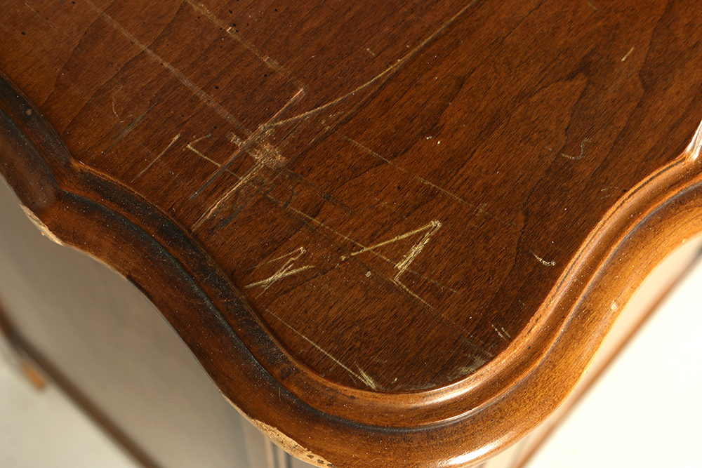 Large Queen Anne Style China Cabinet