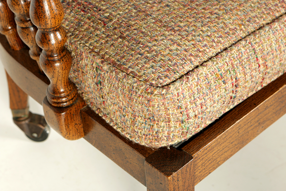 Pair of Cushioned Captain's Chairs