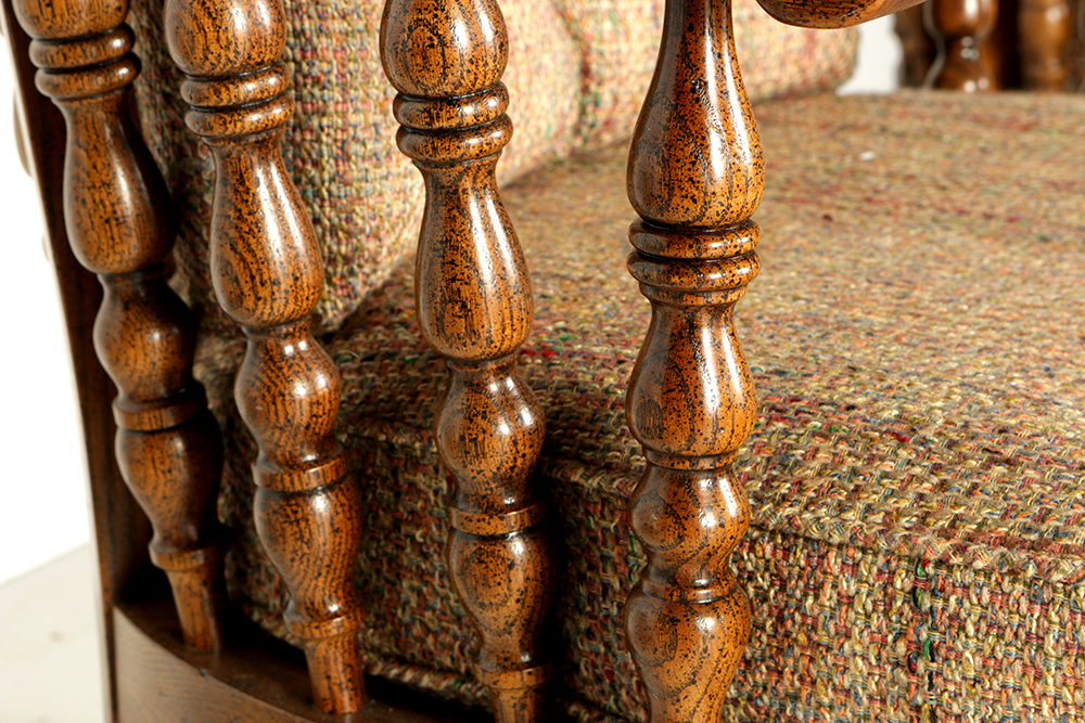 Pair of Cushioned Captain's Chairs