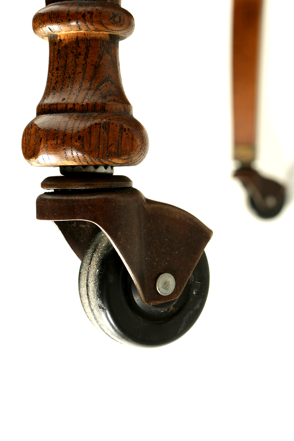 Pair of Cushioned Captain's Chairs