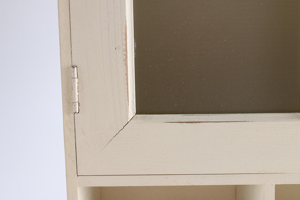 White Wood Hanging Medicine Cabinet