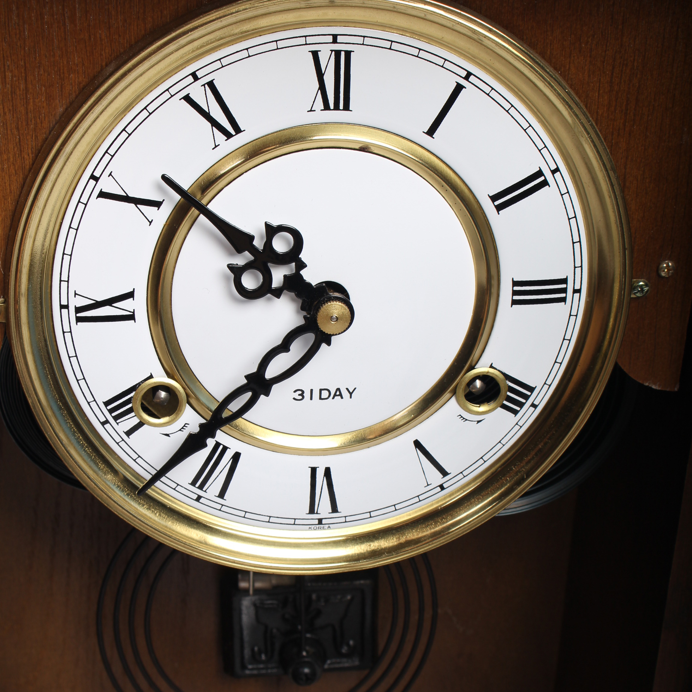 Vintage 31-Day Wall Clock