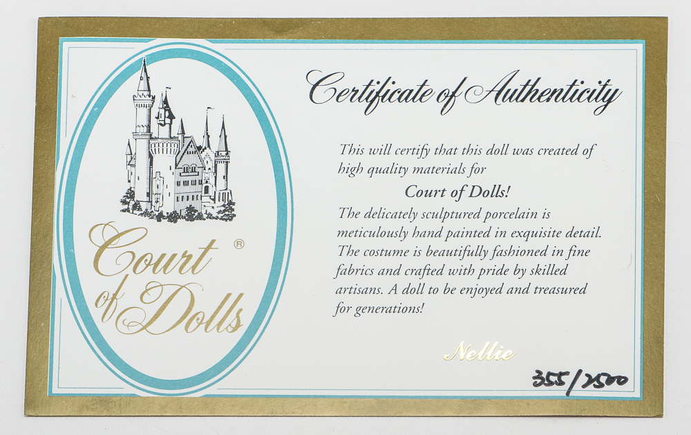 Court of Dolls "Nellie" Porcelain Doll in Box