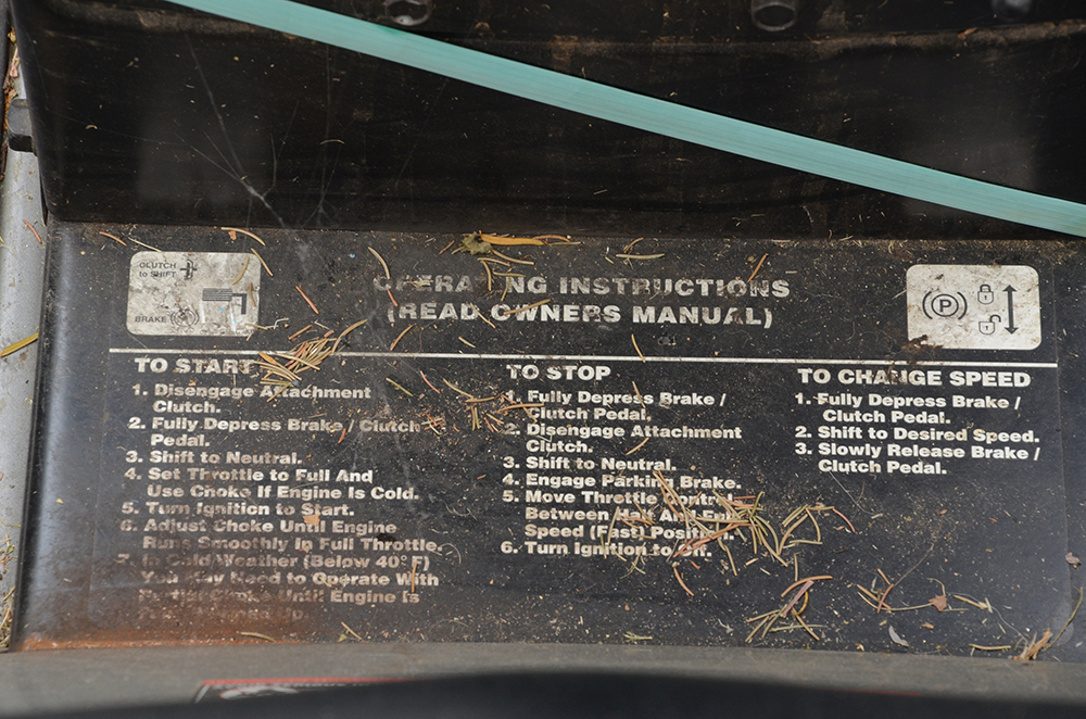 Craftsman LT 1000 Sixteen Horsepower Lawn Tractor