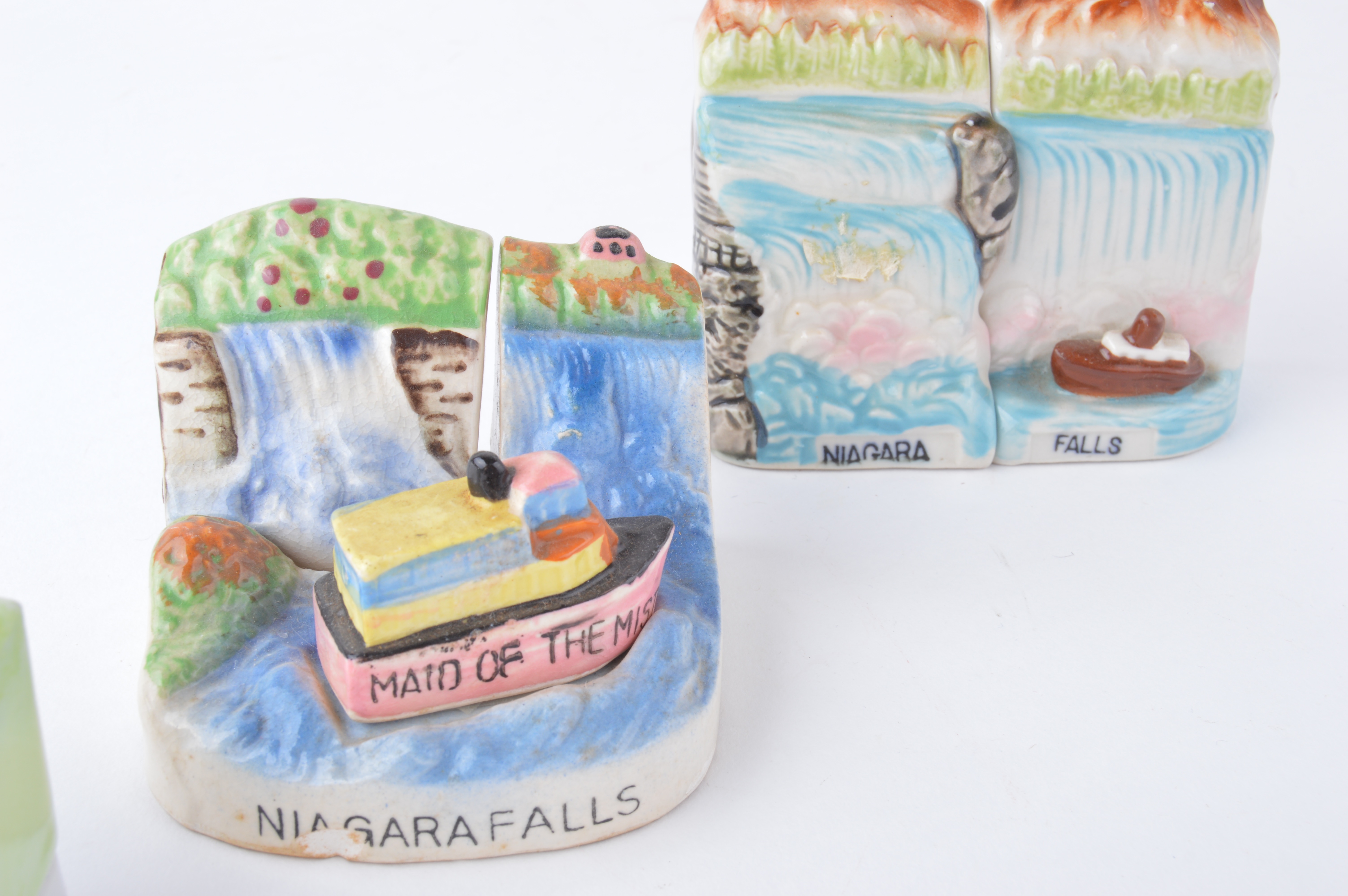 Collection of Vintage Travel Theme Salt and Pepper Shakers