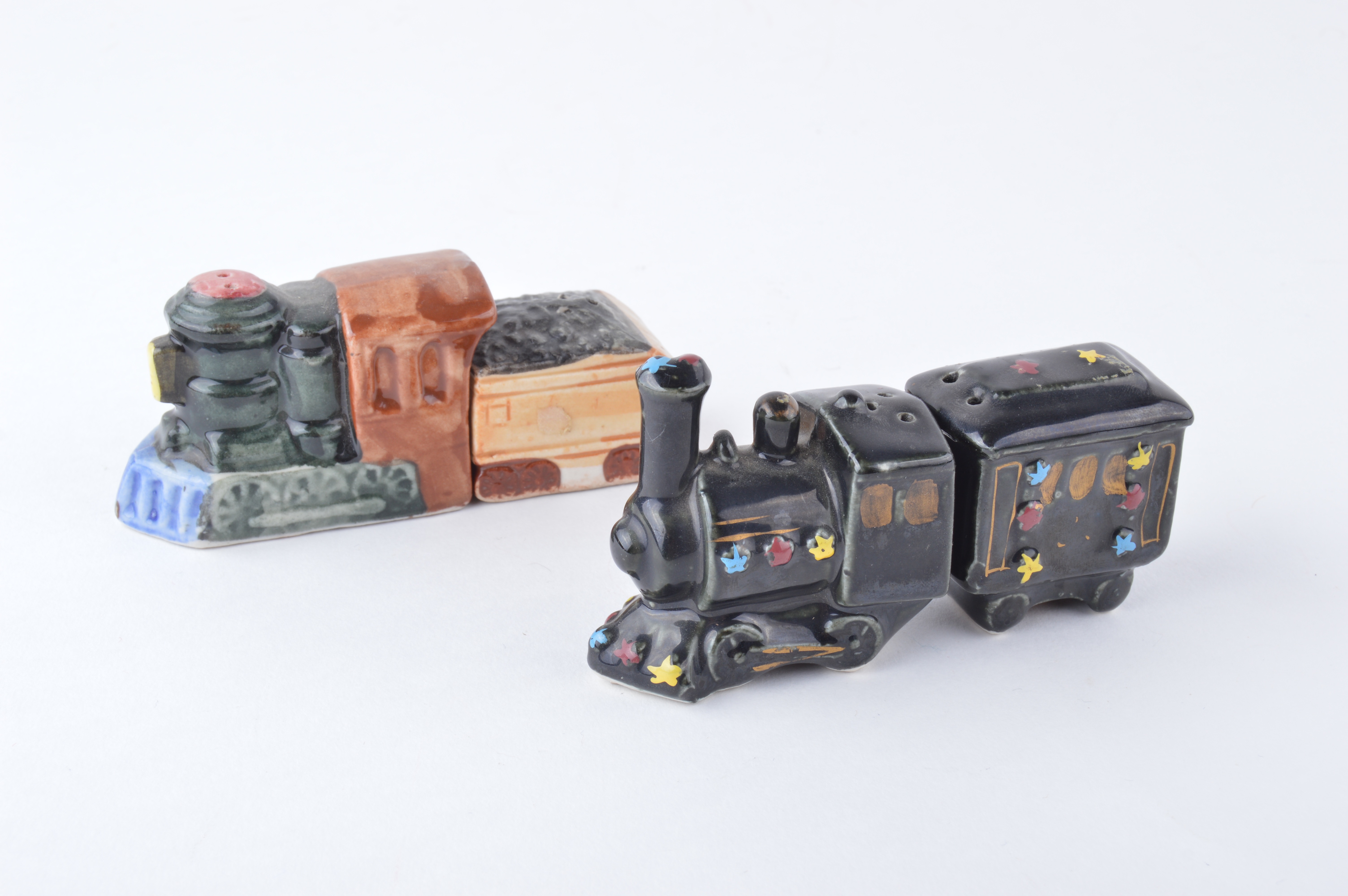 Collection of Vintage Travel Theme Salt and Pepper Shakers