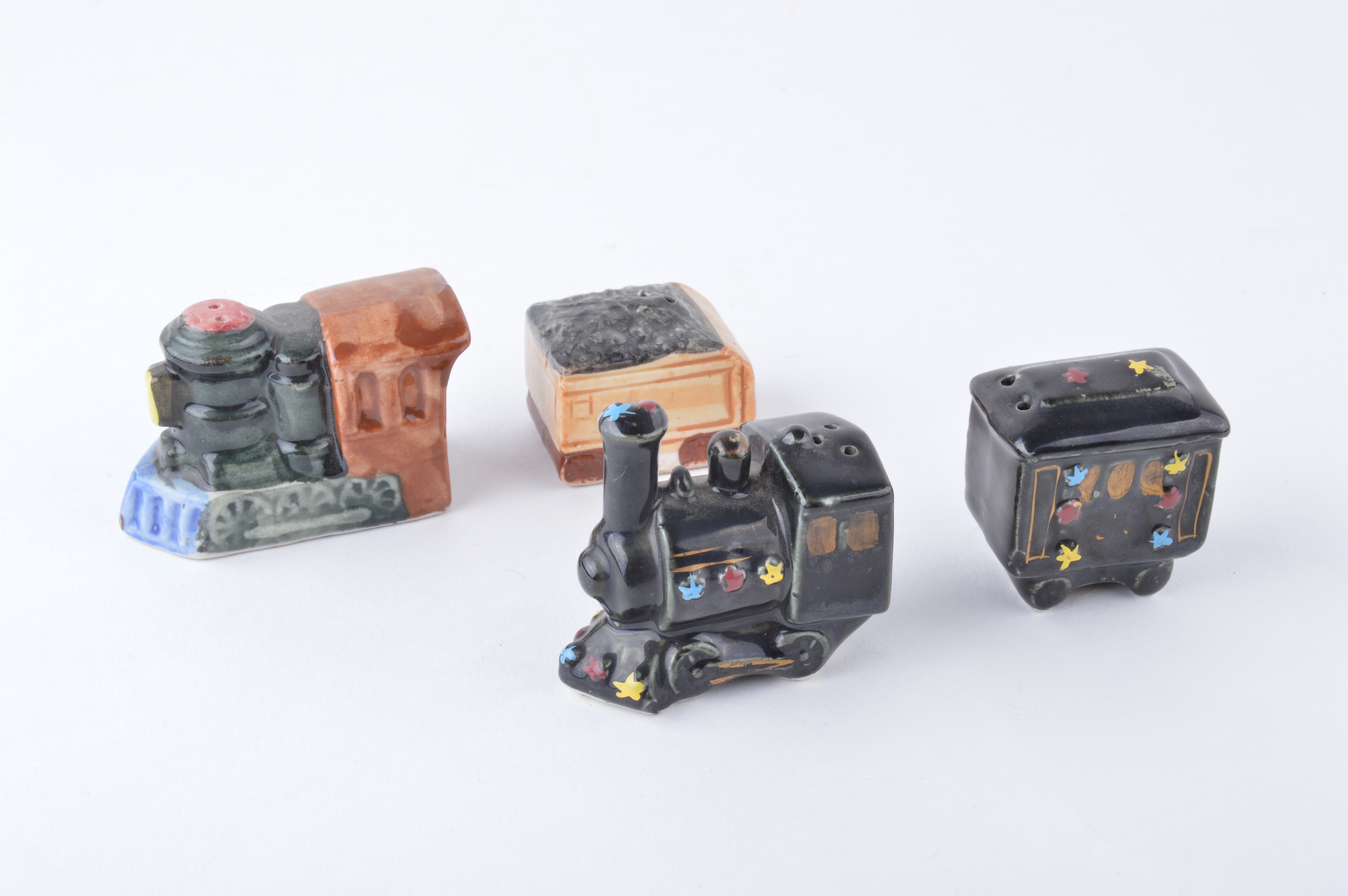 Collection of Vintage Travel Theme Salt and Pepper Shakers