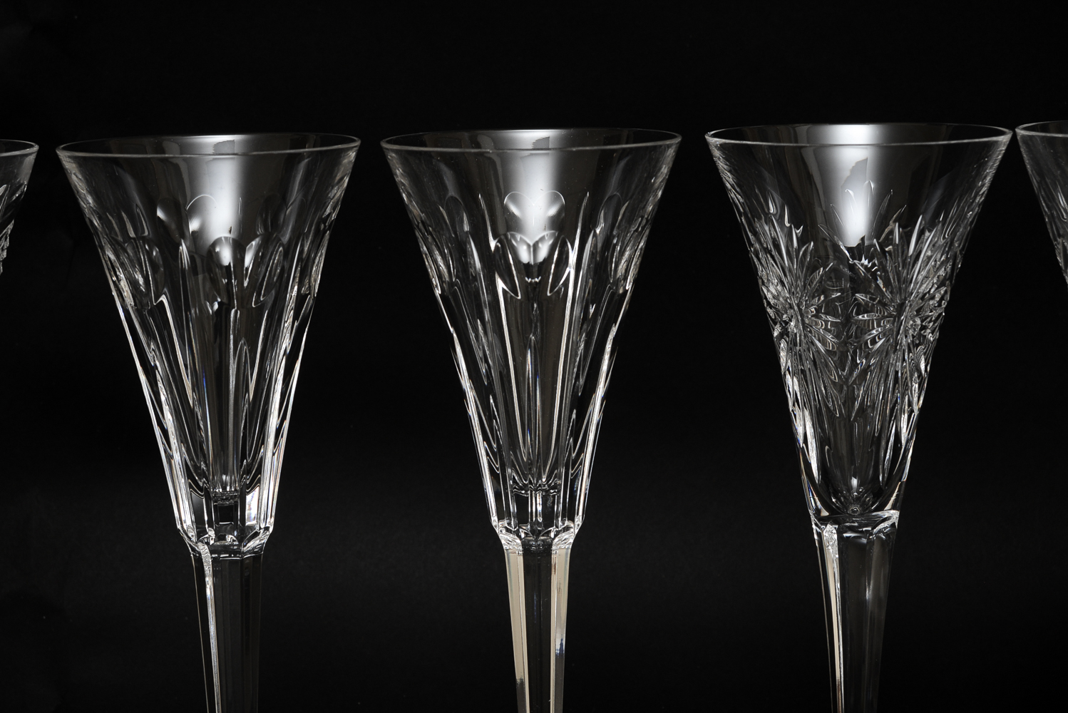 Waterford Millennium Collection "A Toast to the Year 2000" Champagne Flutes