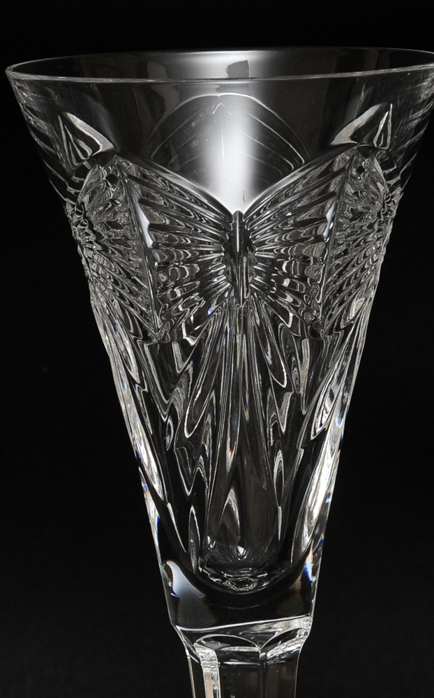 Waterford Millennium Collection "A Toast to the Year 2000" Champagne Flutes