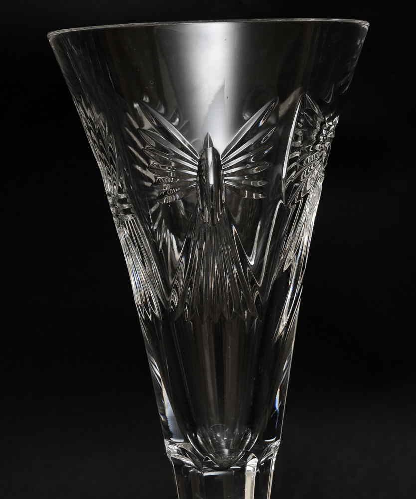 Waterford Millennium Collection "A Toast to the Year 2000" Champagne Flutes