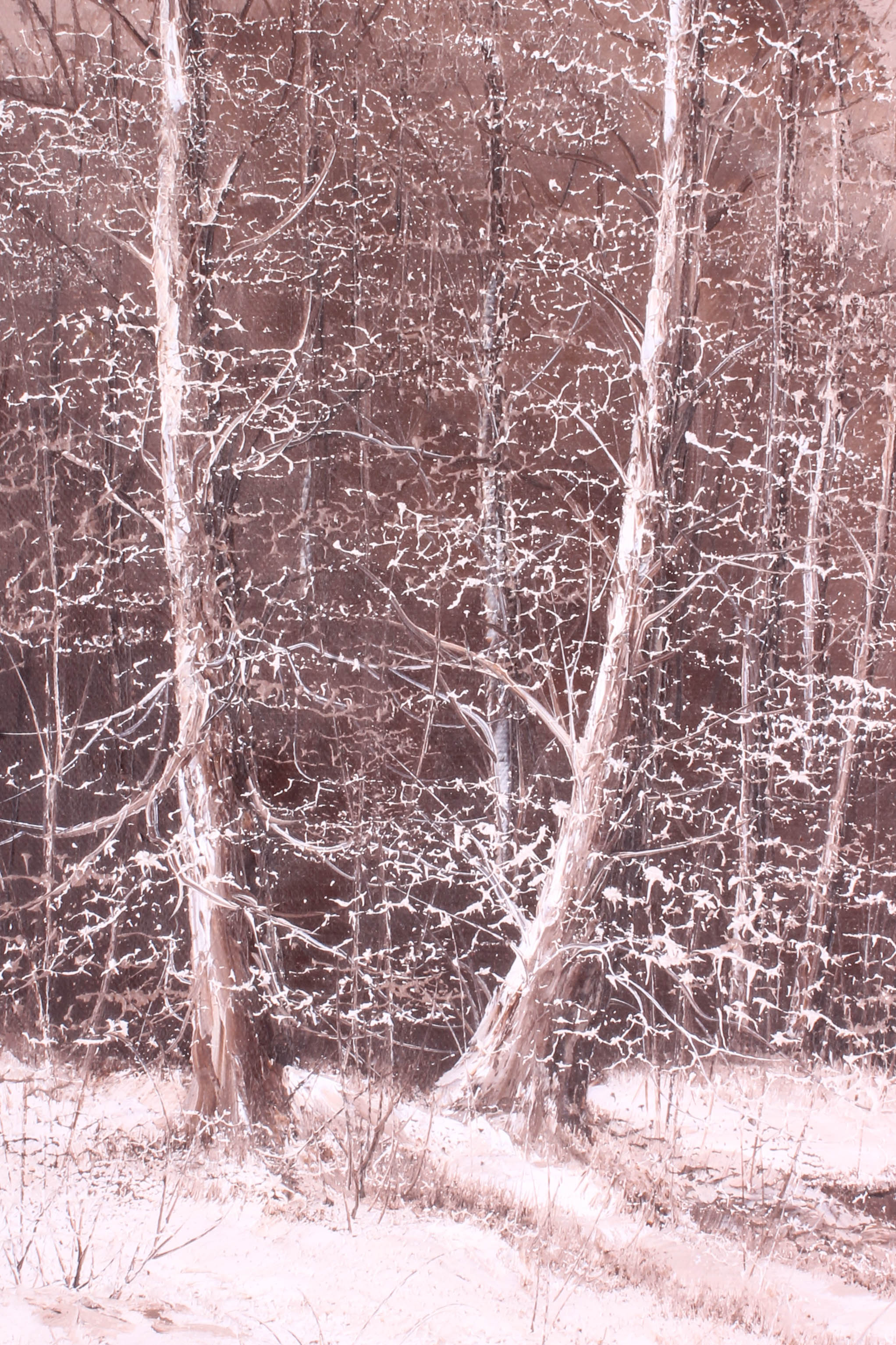 Judie Hurt "Brown Tones of Winter" Original Oil