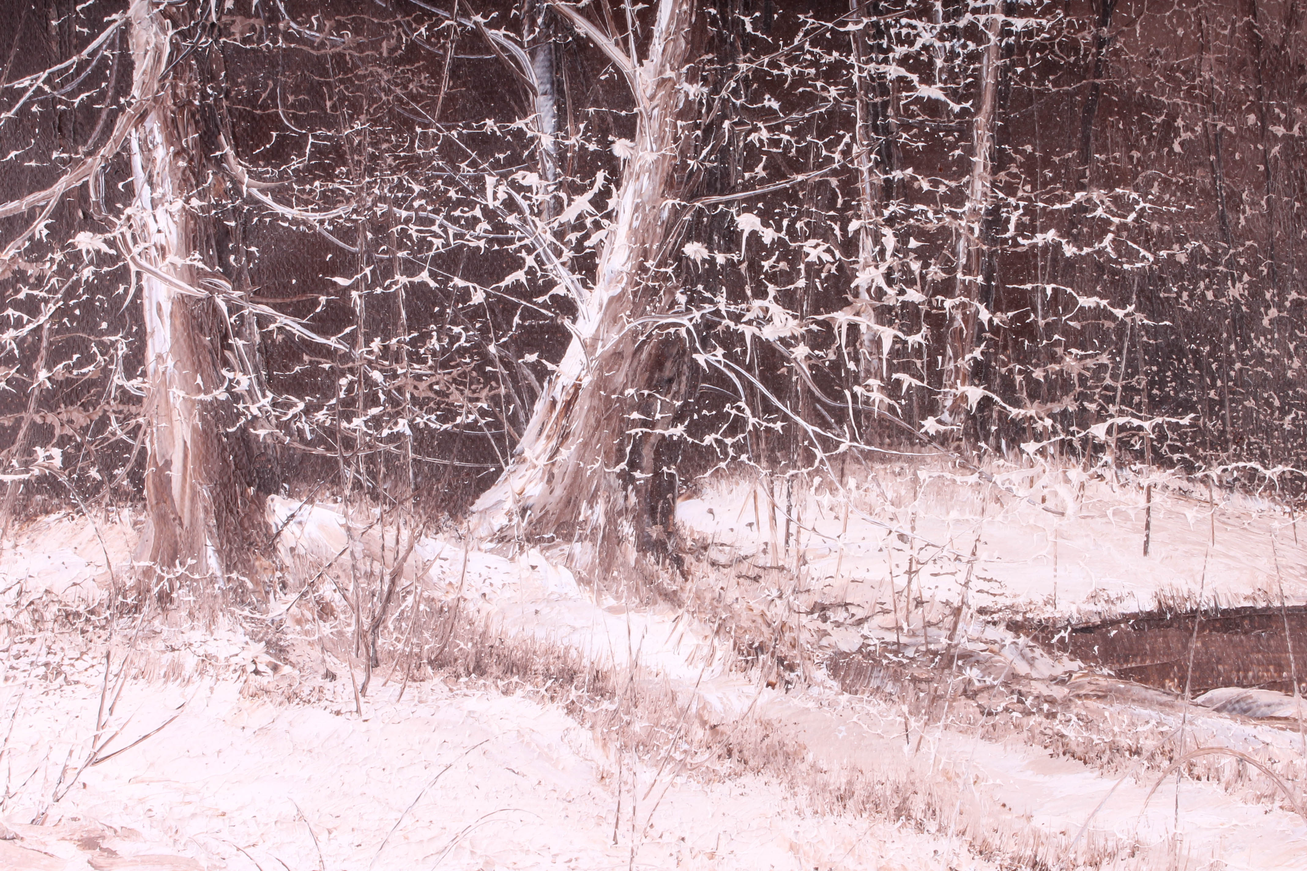 Judie Hurt "Brown Tones of Winter" Original Oil