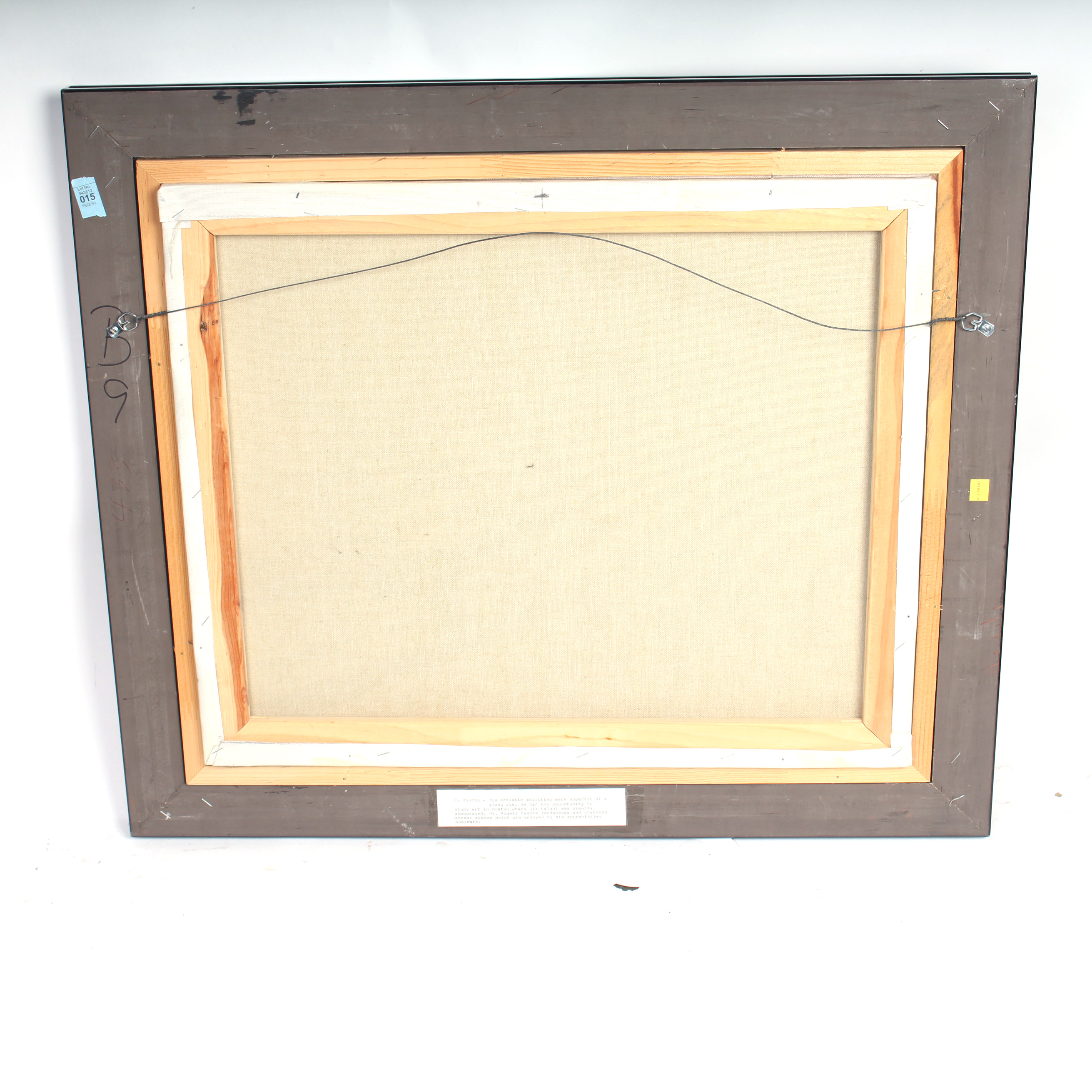 Original K Rogers Oil on Canvas